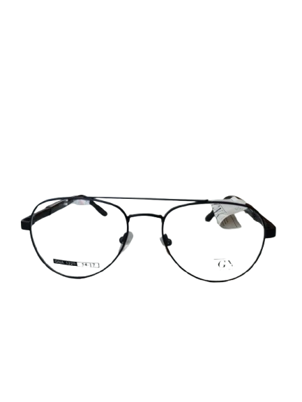 Frame Kacamata Aviator Metal – Hitam Elegan